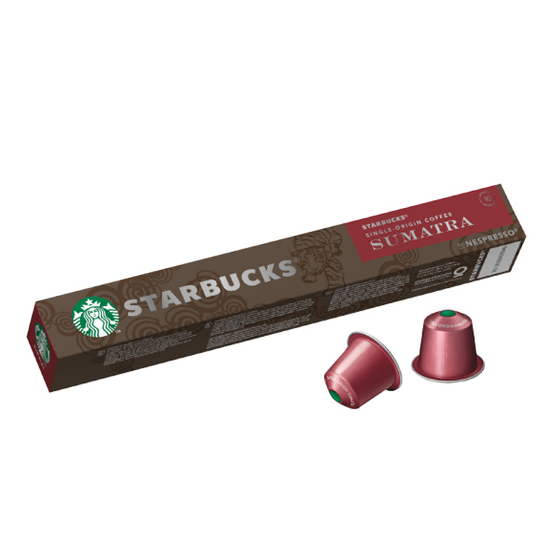 星巴克(Starbucks) 纯正之源系列 苏门答腊浓缩咖啡 咖啡胶囊55g（内含10颗）