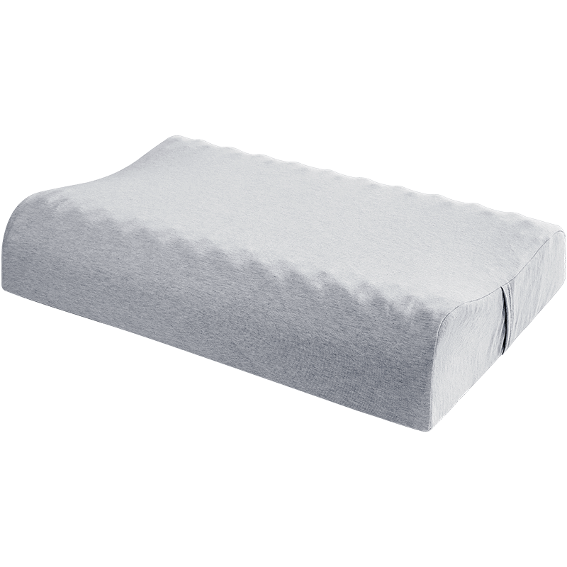 8H乳胶枕 释压按摩颗粒枕芯 进口乳胶枕泰国乳胶枕头Z3 混灰色 60*40*12/10cm