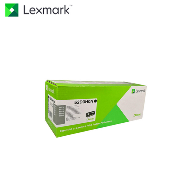 利盟（Lexmark）52D0H0N墨粉黑色碳粉适用MS710 MS711 MS810 MS811 MS812 黑色