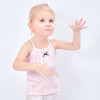婴姿坊童装女童女宝宝夏季吊带蝴蝶结镂空休闲内搭日系上衣