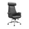 富和美(BNF)1012 办公家具办公椅皮椅子领导椅子老板椅大班椅实木黑色 黑色 黑色.