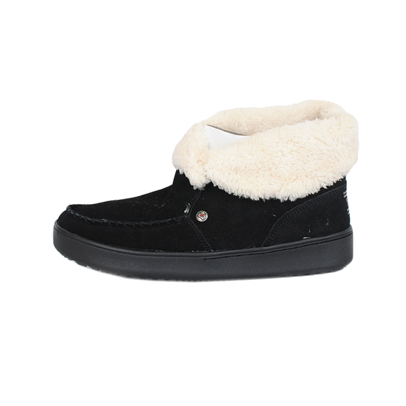 斯凯奇SKECHERS 女鞋 靴子 女士时尚绒里短靴 731254 黑色 35码