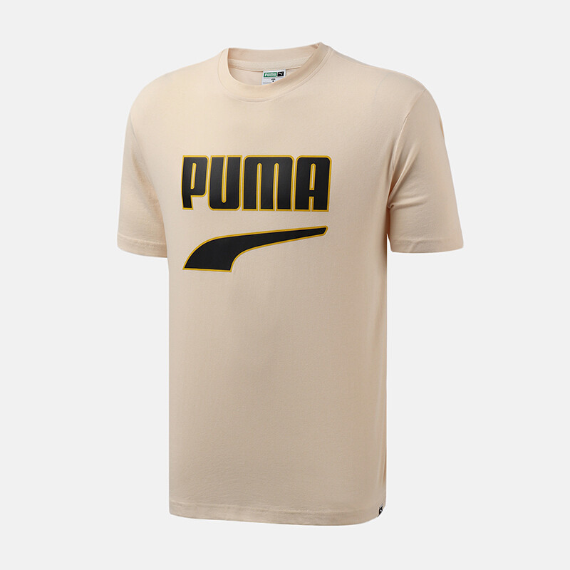 PUMA彪马男装2019新款刘昊然同款圆领短袖T恤596021_271 XL 59602189米白色