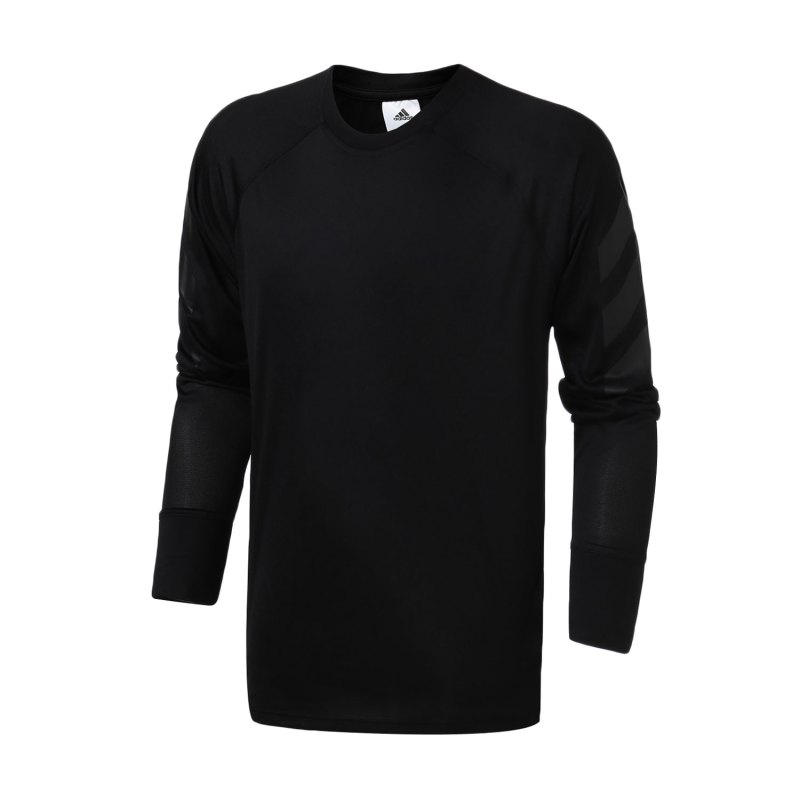 【自营】adidas阿迪达斯男子长袖T恤篮球运动服DM8463 S DM8463黑色