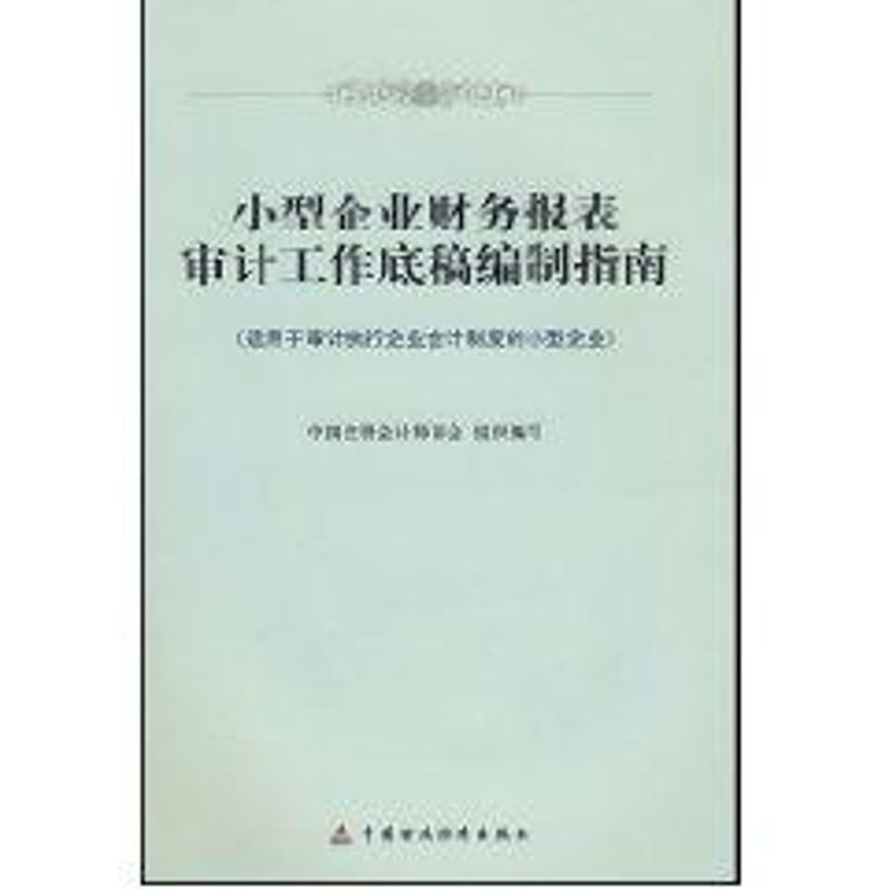 小型企业财务报表审计工作底稿编制指南