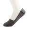 日本厚木 ATSUGI 船袜男士 深口设计 脚跟硅胶设计防脱落 含棉成分ATF036 2527 灰白