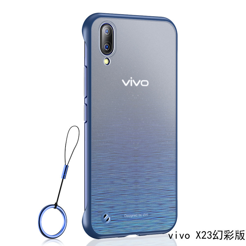 安美宝 vivox27手机壳x27pro保护套vivo步步高x27边框pro透明TPU保护套升降超薄防摔硅胶 X60Pro【宝石蓝】