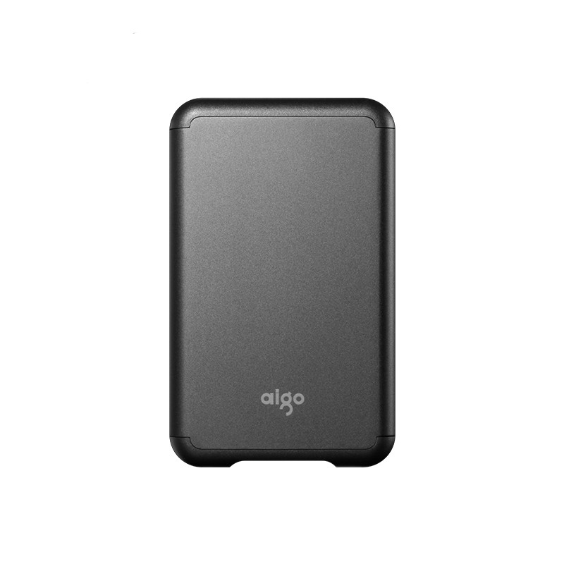 爱国者（Aigo）S7固态移动硬盘 500G 高速usb3.1手机电脑外置SSD Type-c接口 便携抗摔防震 黑色