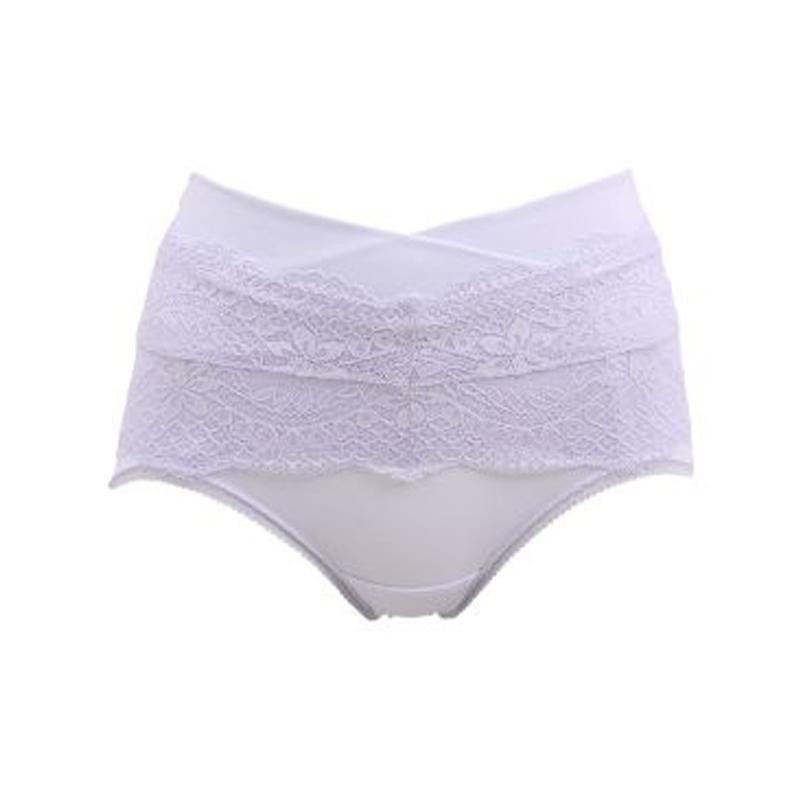 日本进口 厚木 ATSUGI 女士花边束腹裤 塑性矫正 88229 紫灰色 M