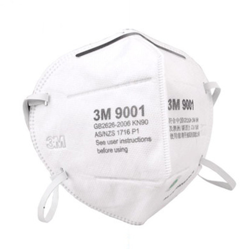 3M 9000系列折叠式防颗粒物口罩 9001A环保 KN90 耳戴式 50个/包（单位：包） 耳戴式