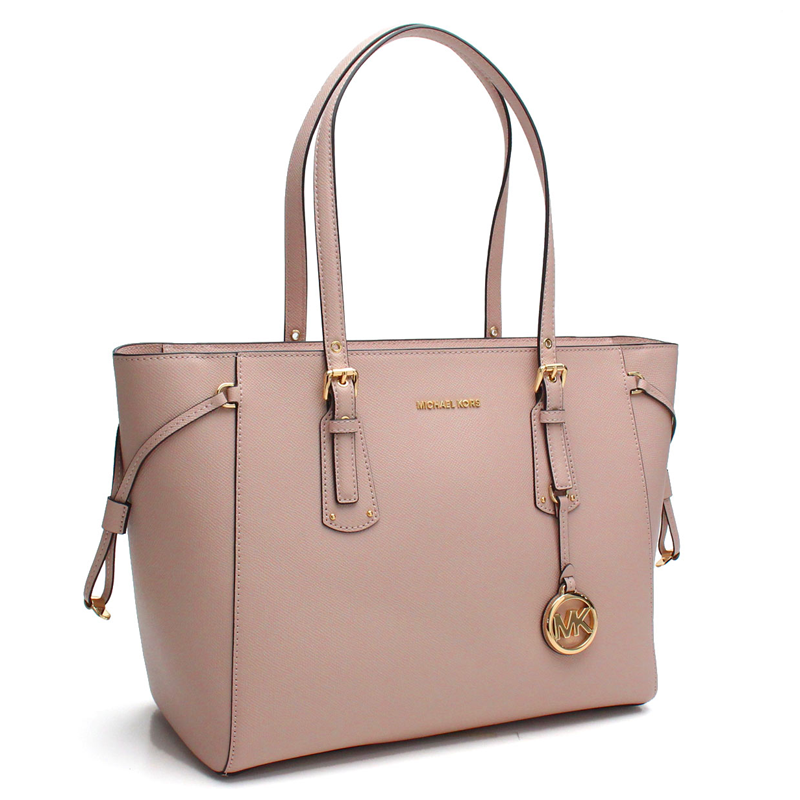 迈克·科尔斯(MICHAEL KORS )Voyager 中号 欧美时尚 mk 牛皮女包 单肩包手提包 裸粉色30H7GV6T8L187