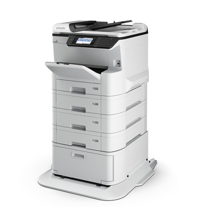 爱普生(EPSON) WF-C8690a A4/A3+彩色喷墨墨仓大中型办公数码复合机打印机 含4个纸盒+工作台选件