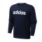 adidas阿迪达斯NEO男装logo款运动服休闲长袖套头衫圆领卫衣EI4735 L EI4735蓝色