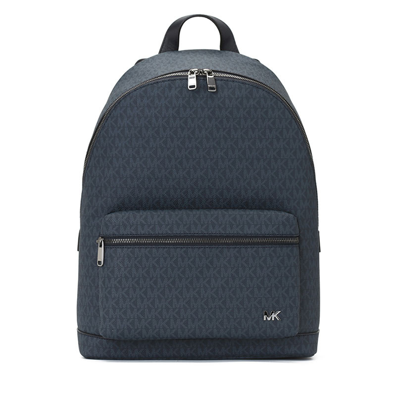MK Jet Set Mens 双肩包 印花LOGO款 33F7MMNB3B 深蓝色