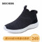 SKECHERS(斯凯奇)女鞋靴子-12779-BKMT 黑色/彩色/BKMT 37.5