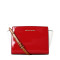 Michael Kors/迈克·科尔斯 女士SELMA亮皮拼色斜挎包 30T7GLMM2A 正红色