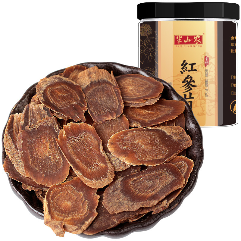 半山农 红参片切片中大片30克/罐