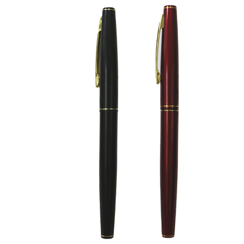 优尚 S118 财务笔 铱金笔 墨水笔 特细财务笔 金/红/粉/银/黑 多色可选（一支装） 金色