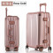 SWISSGEAR瑞士十字系列防刮铝框拉杆箱万向轮行李箱耐磨旅行箱男女托运箱登机箱皮箱硬箱 26寸 L7019 玫瑰金 26寸