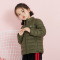 千仞岗2019新品童装羽绒服男童女童立领休闲保暖羽绒外套239812 110 海藻绿