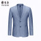 Youngor/雅戈尔秋季新品男士商务休闲棉麻混纺蓝色西便服160IAY 浅蓝 170/96A