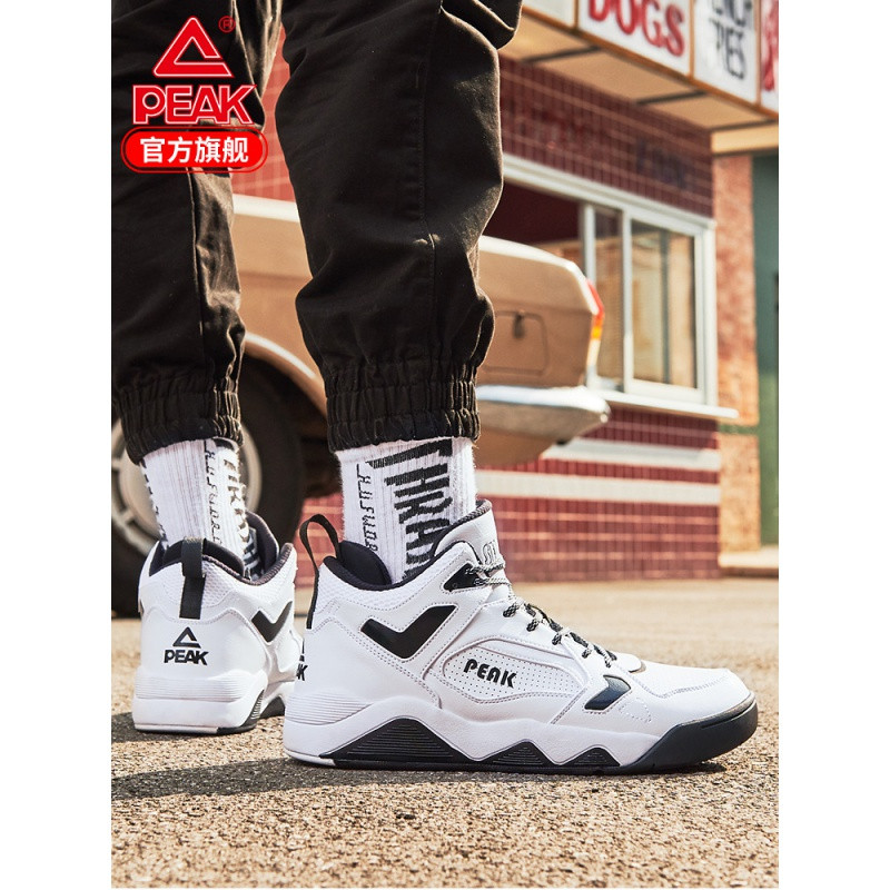 匹克（PEAK）篮球文化鞋男2019秋季新款潮流休闲鞋男士高帮时尚运动鞋男DB930901