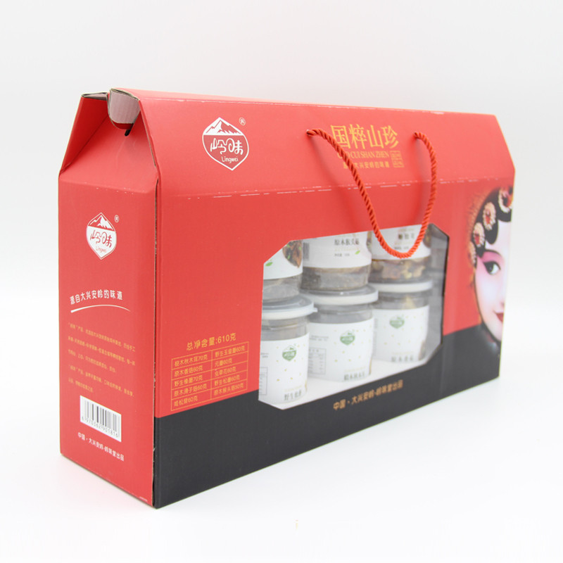 岭味(Lingwei) 国粹山珍 大兴安岭野生菌菇大礼盒 10罐/盒