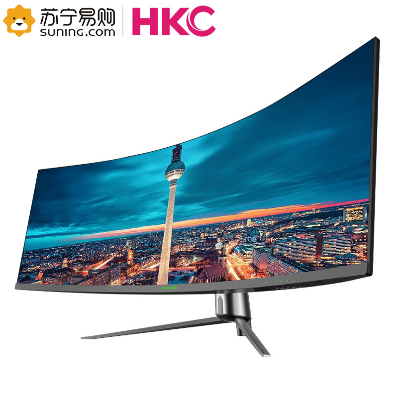 蚂蚁电竞 49英寸 144hz 1ms 曲面电竞 带鱼屏32:9 吃鸡游戏网吧家用 高清液晶电脑屏幕 ANT491UC