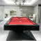 健伦（JEEANLEAN）原实木雕刻台球桌标准型美式黑八成人花式九球家用室内别墅欧式桌球台 伊亚8尺