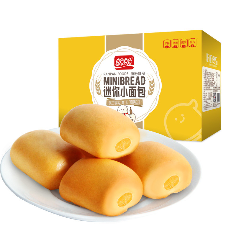 盼盼夹馅迷你小面包奶香味700g