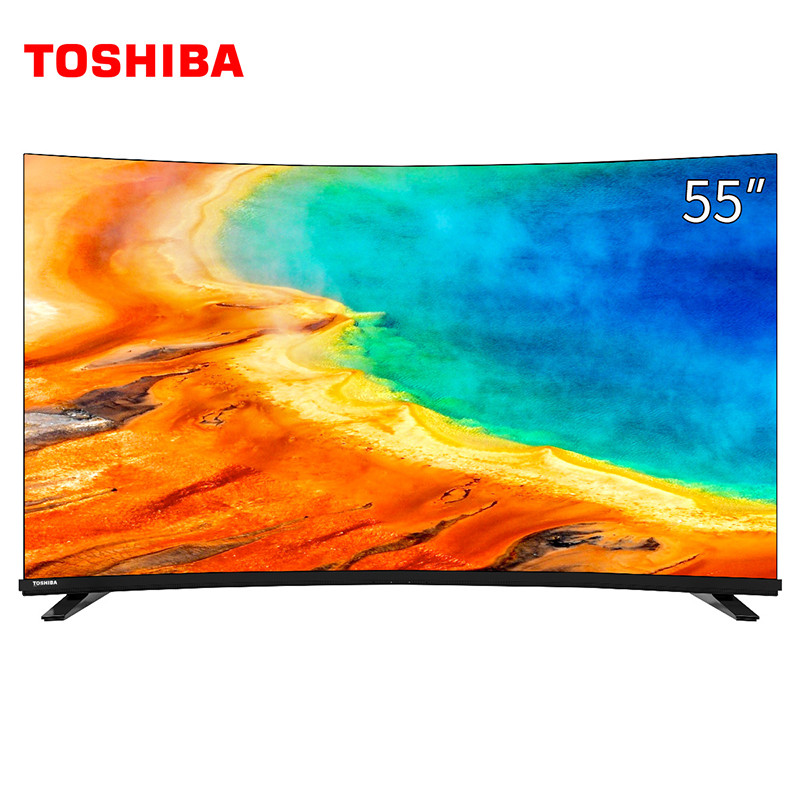 东芝（TOSHIBA）55U6980C 55英寸4K超高清超薄液晶曲屏彩电 AI智能曲面全面屏电视机