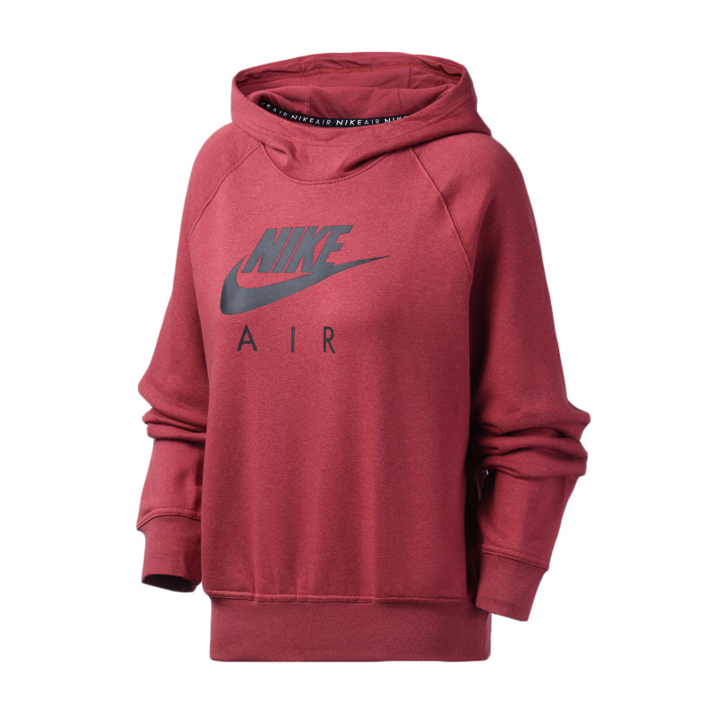 NIKE耐克女装卫衣保暖连帽套头衫长袖休闲运动服BV5133 XL BV5133-661雪松+黑