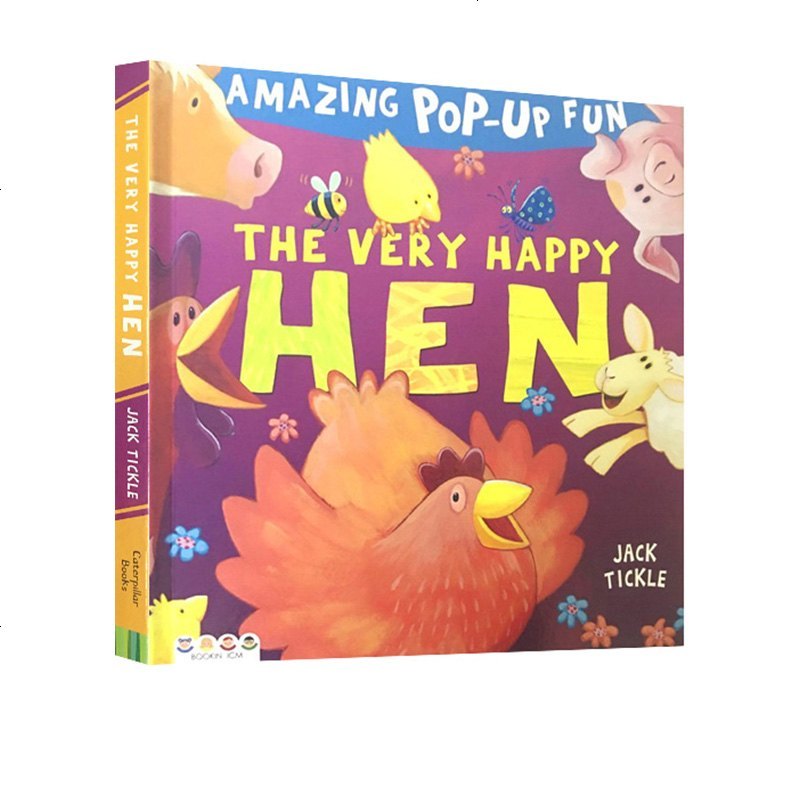 Gallery 杂志社系列 英文原版the Very Happy Hen 快乐的小鸡3d动物世界amazing Pop Up Fun 系列绘图片 高清实拍图 苏宁易购
