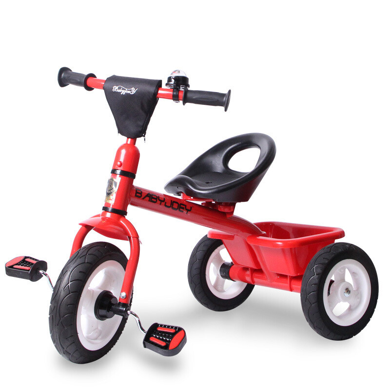 英国Babyjoey 儿童三轮车脚踏车玩具童车周岁礼物宝宝自行车 红色