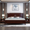 一米色彩 新中式实木床双人床高箱储物床1.8米 1.5m中国风别墅轻奢现代婚床 卧室家具 1.5米标准床+弹簧床垫