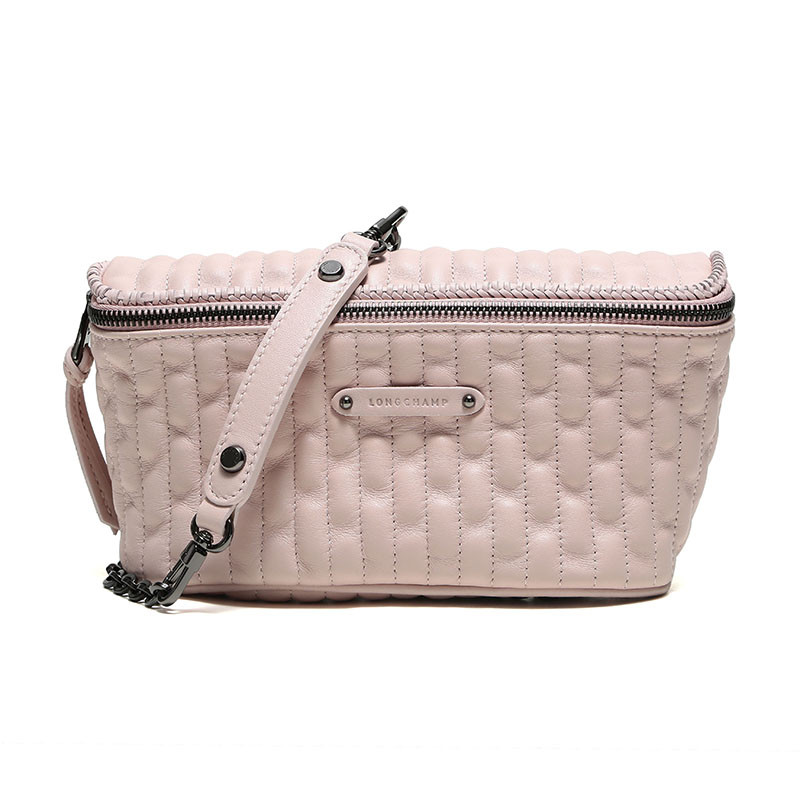 Longchamp 珑骧 女士羊皮腰包单肩包斜挎包 8061 941 550-玫瑰粉