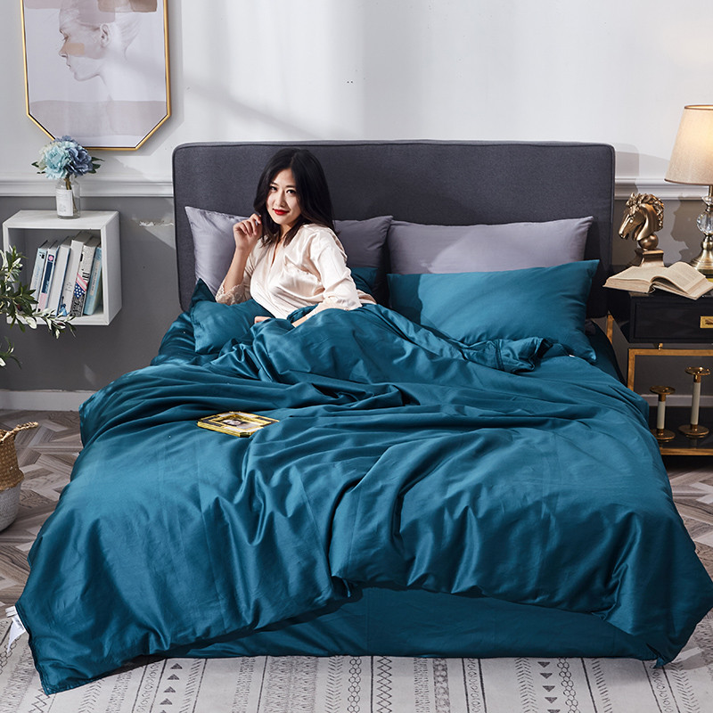 唛乐斯Mallas 纯色简约高支全棉桑蚕丝榨蚕丝被 蚕丝夏被蚕丝冬被标准2米加大2.2米被芯 2.2*2.4m6.5斤 墨绿色（100%榨蚕丝）