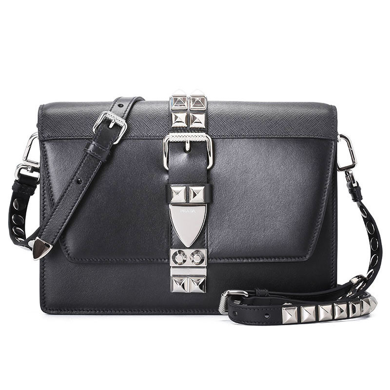 Prada Elektra 单肩包 1BD120 OBH 黑色