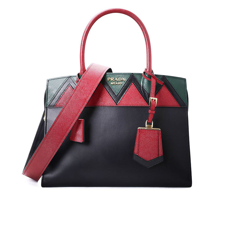 Prada ESPLANADE 托特手拎包 中号 1BA046 拼色 拼色