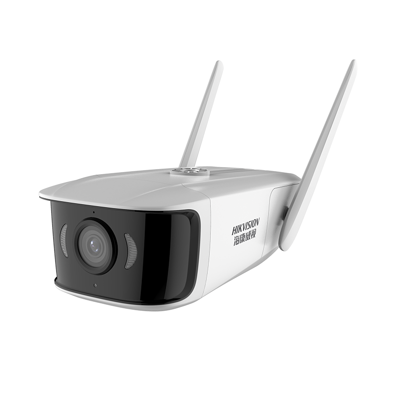 海康威视无线WiFi双天线1080P高清手机远程监控红外夜视户外摄像头 对讲款 DS-IPC-E12H-IWT