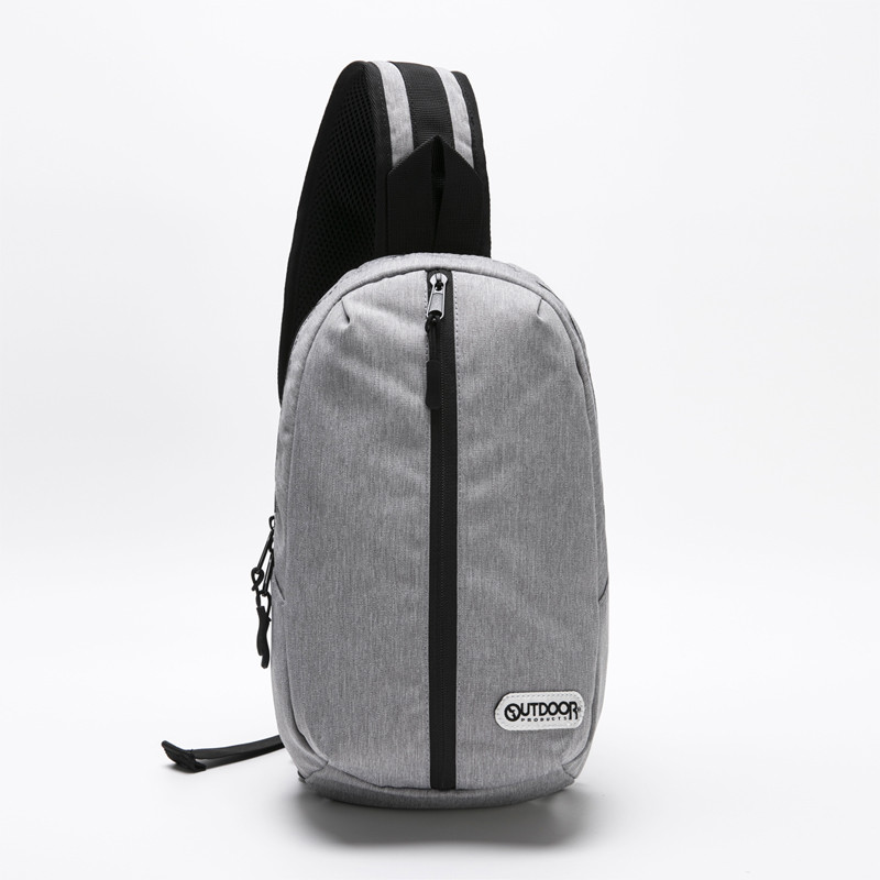 （OUTDOORPRODUCTS）运动户外男女情侣款单肩背包运动休闲斜跨包191104_1 191104-2/浅灰色