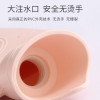 壹志注水热水袋传统暖手宝 1000ml蓝色配毛绒套