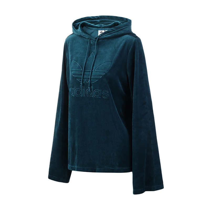adidas阿迪达斯三叶草女装运动服休闲连帽卫衣ED4735 34 ED4735绿色