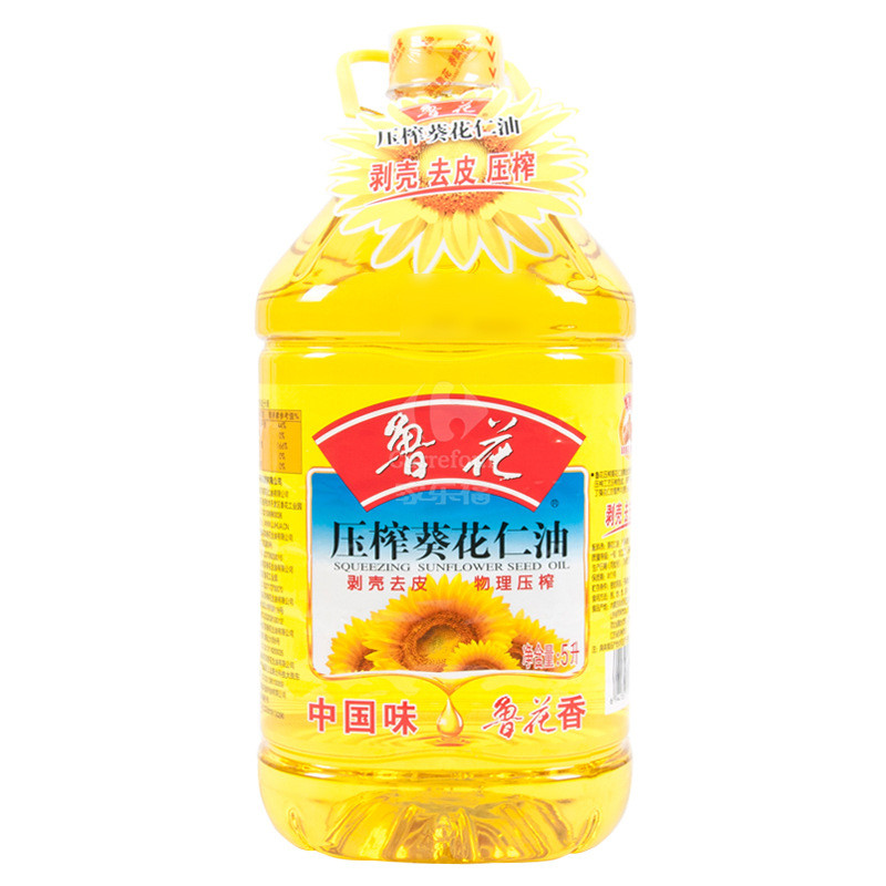 鲁花压榨葵花仁油 5L