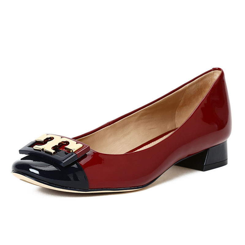 TORY BURCH/汤丽柏琦 女鞋T标GIGI拼色浅口低跟鞋 37908 拼色 38