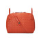 Bottega Veneta/葆蝶家 女包Nodini绳结装饰单肩斜挎包 245354 橘橙色