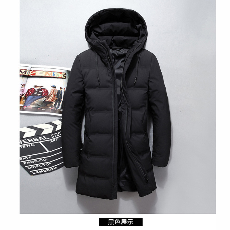 高档白鹅绒羽绒服 XXL 黑色