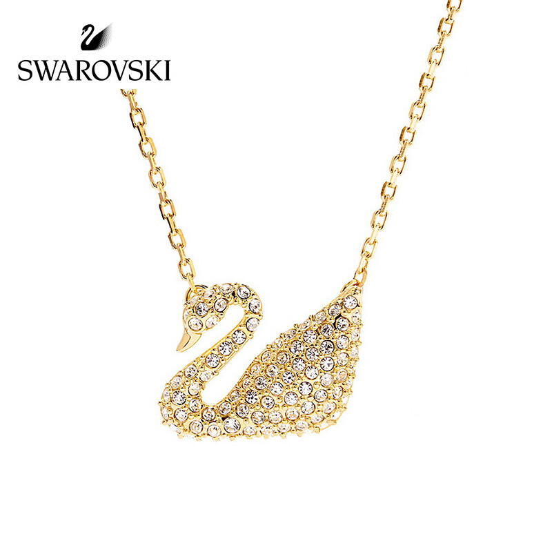 【正品联保】SWAROVSKI施华洛世奇限量款红色天鹅IconicSwan项链女时尚饰品5465400 金色天鹅5063921