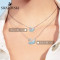 【正品联保】SWAROVSKI施华洛世奇限量款红色天鹅IconicSwan项链女时尚饰品5465400 玫瑰金色天鹅5121597