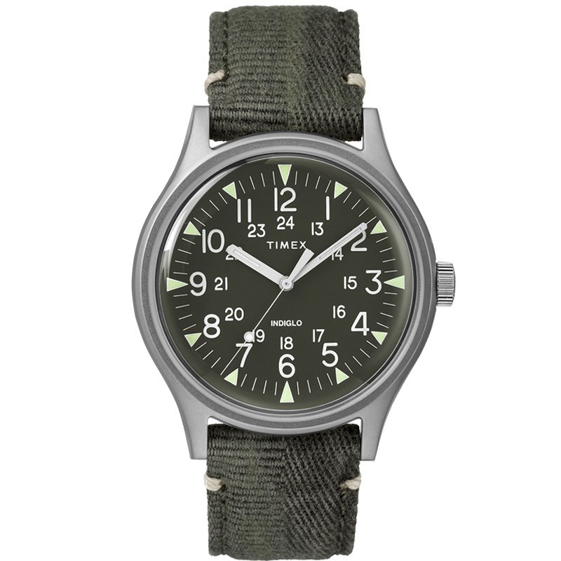 美国TIMEX天美时手表MK1 COLLECTION系列经典复古夜光编织带石英男表TW2R68600 TW2R68600